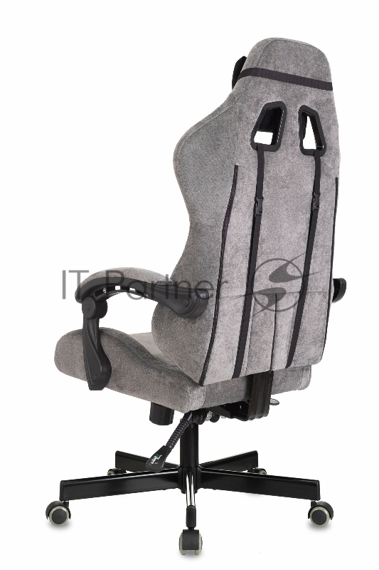 Кресло игровое Knight Terminator серый Light-19, крестов. металл