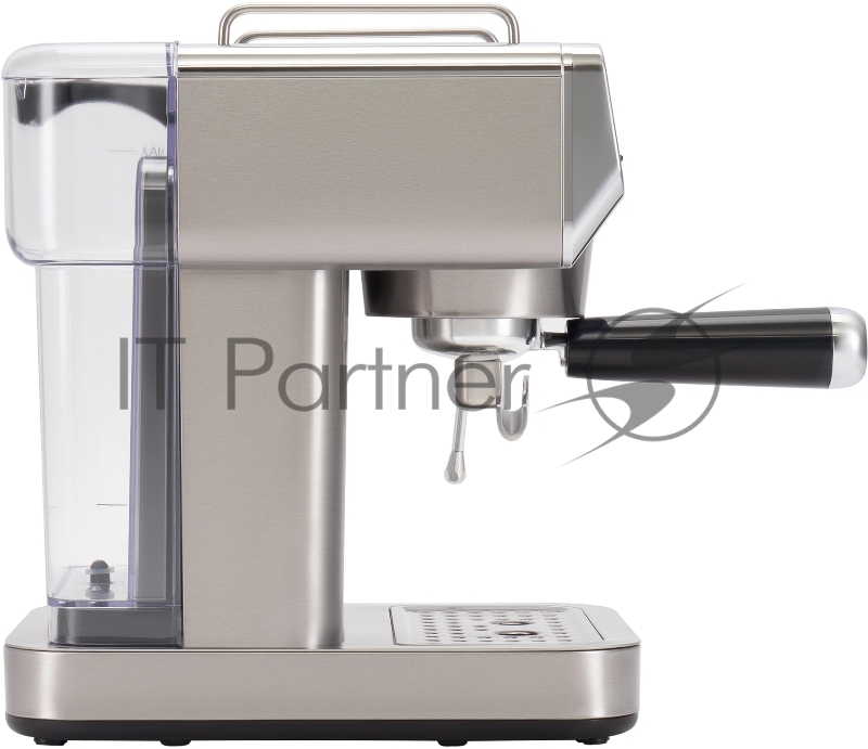 Кофеварка рожковая Hyundai HEM-4309 1350Вт серебристый/черный