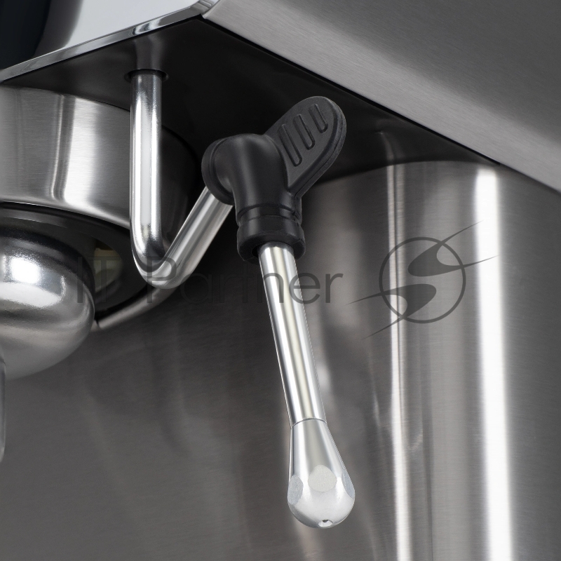 Кофеварка рожковая Hyundai HEM-4309 1350Вт серебристый/черный