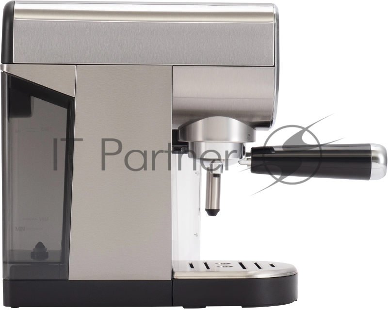 Кофеварка рожковая Hyundai HEM-4307 1350Вт серебристый