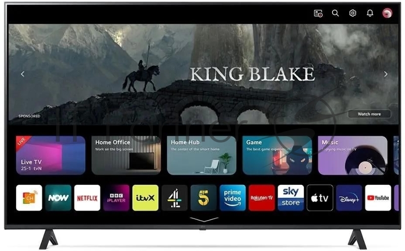 Телевизор LG 65 65UR78006LK черный LED 4K UHD 50Hz WebOS