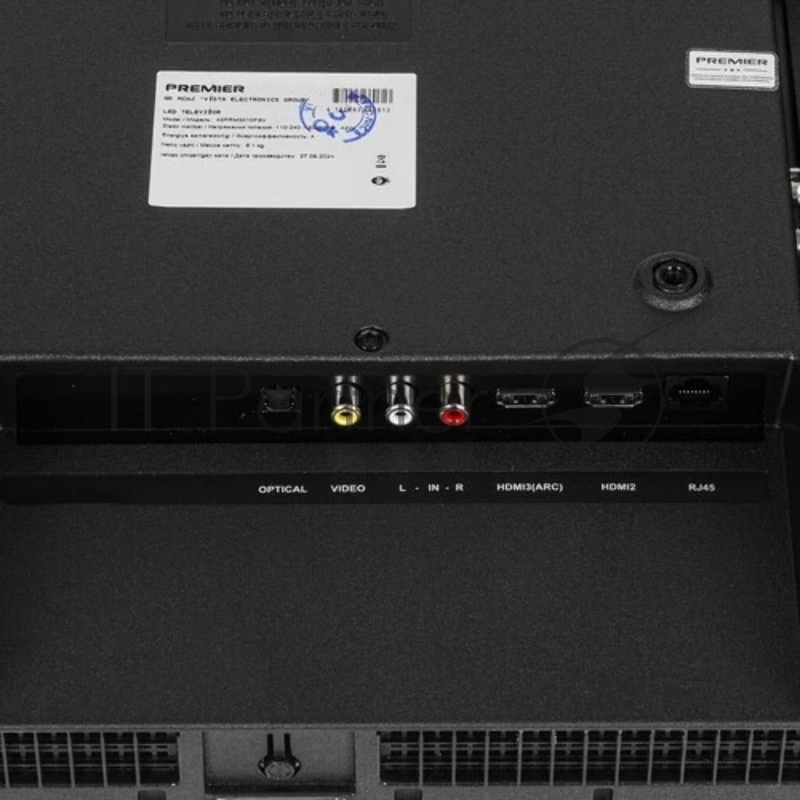 Телевизор PREMIER 43 43PRM3010FSV черный, Direct LED, FHD, 60Hz, Tizen