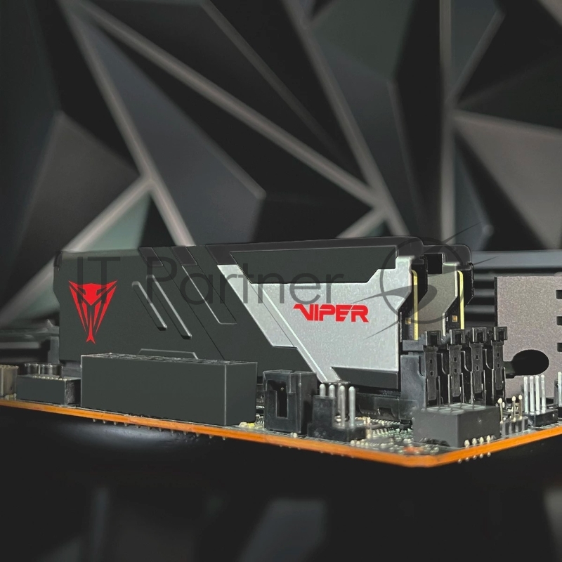 Оперативная память Patriot Memory Viper Venom, DDR5, 48GB (2x24GB), 6000 MHz, CL30, с радиатором, нет, чёрный