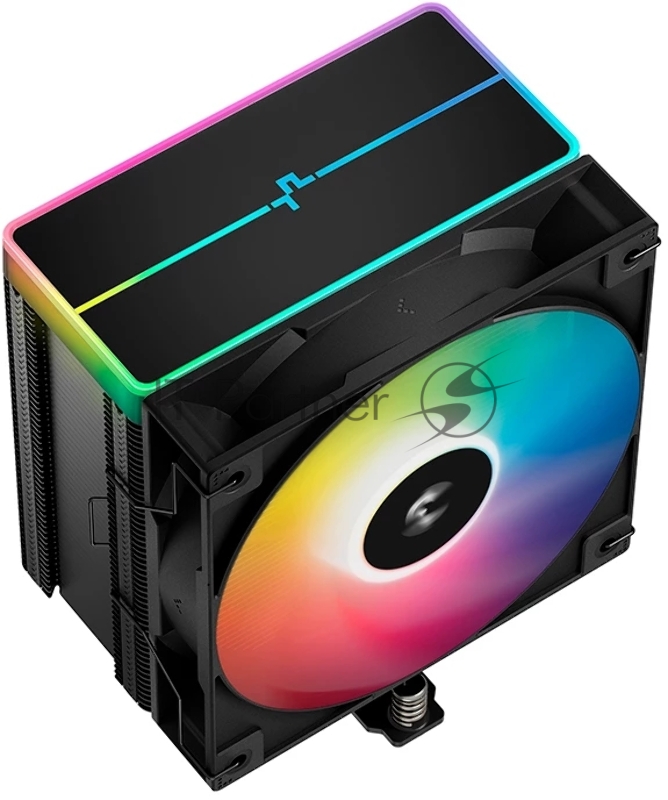 Кулер для процессора DEEPCOOL AG500 BK ARGB V2 черный 120мм алюминий+медь 1900rpm 29.4db 40pin 240W 160мм