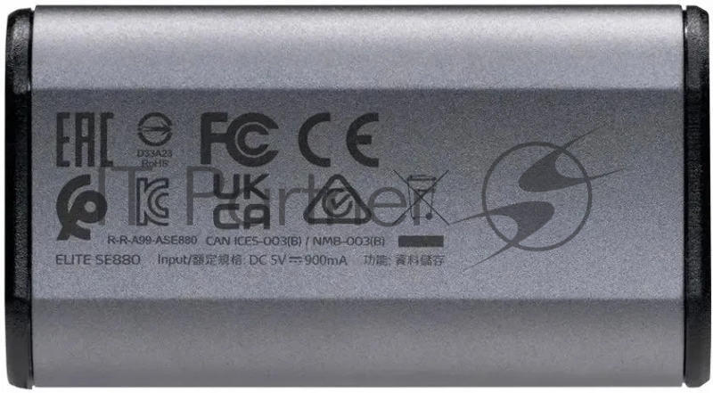 Внешний SSD ADATA 4.0Tb SE880 <AELI-SE880-4TCGY> (USB3.2 gen 2x2, type C, 2000/2000Mbs, 65x35x12mm, 31g)