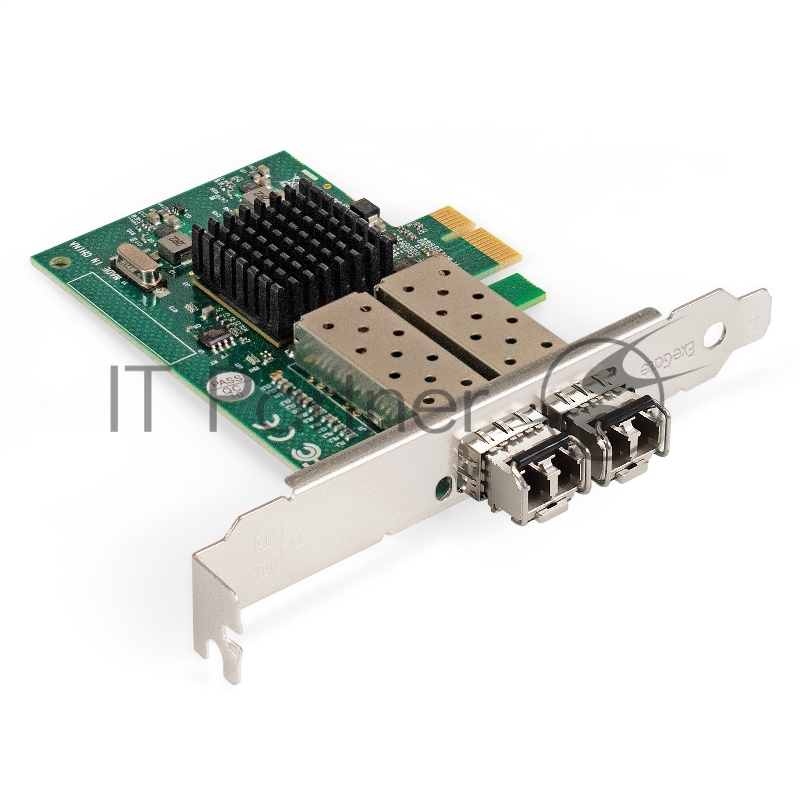 Комплект: Сетевой адаптер SFP ExeGate EXE-82576-F2 + Трансивер Multi-Mode до 550м ExeGate EXT-1G-MM850-LC2-550M (EX296229RUS: PCI-E x1 v2.0, порты 2x SFP (10/100/1000Mb/s), Gigabit Server NIC Intel Chipset 82576-F2 + EX298329RUS: Tx:850/Rx:850 нм, до