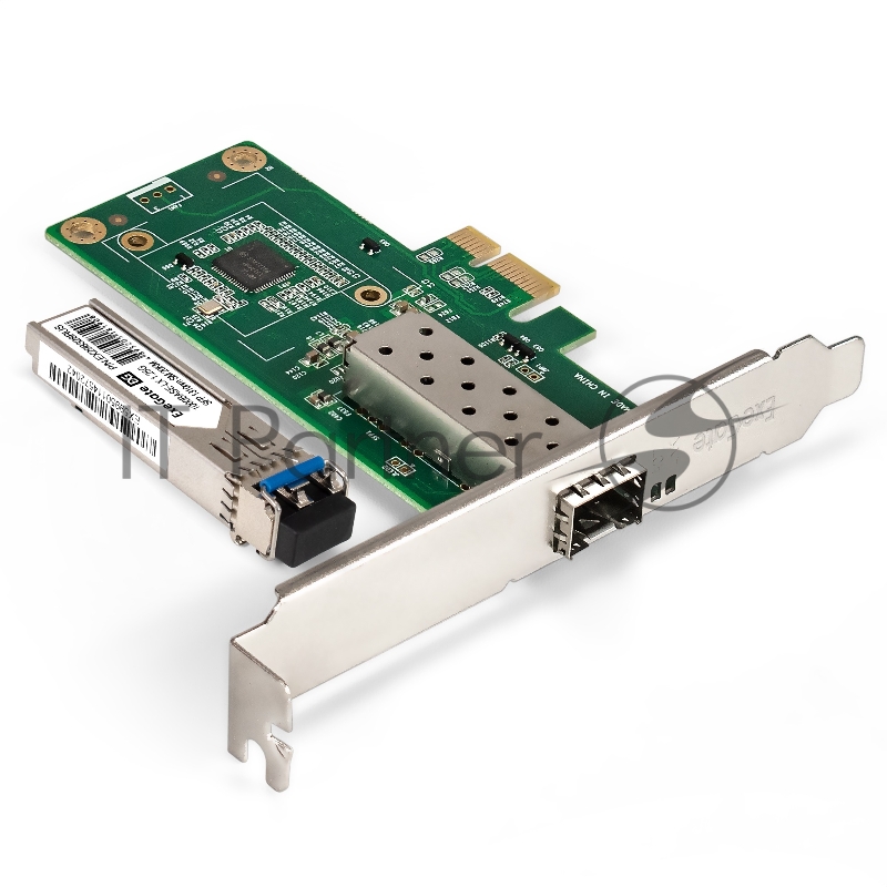 Комплект: Сетевой адаптер SFP ExeGate EXE-i210-F1 + Трансивер Single-Mode до 20км EXT-1G-SM1310-LC2-20KM (EX296228RUS: PCI-E x1 v2.0, порты 1x SFP (10/100/1000Mb/s), Gigabit Server NIC Intel Chipset I210-F1 + EX298328RUS: Tx:1310/Rx:1310 нм, до 20 км