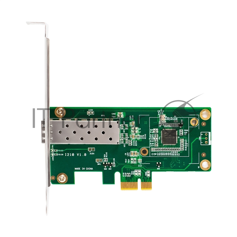 Комплект: Сетевой адаптер SFP ExeGate EXE-i210-F1 + Трансивер Single-Mode до 20км EXT-1G-SM1310-LC2-20KM (EX296228RUS: PCI-E x1 v2.0, порты 1x SFP (10/100/1000Mb/s), Gigabit Server NIC Intel Chipset I210-F1 + EX298328RUS: Tx:1310/Rx:1310 нм, до 20 км