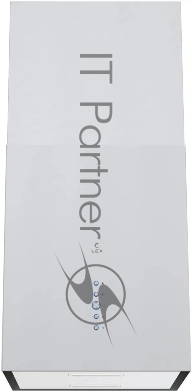 Вытяжка каминная Lex Alto 400 белый управление: кнопочное (1 мотор)