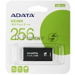 Флеш Диск A-DATA 256GB <UC320-256G-RBK/BK> UC320, USB 3.2, черный выдвижной