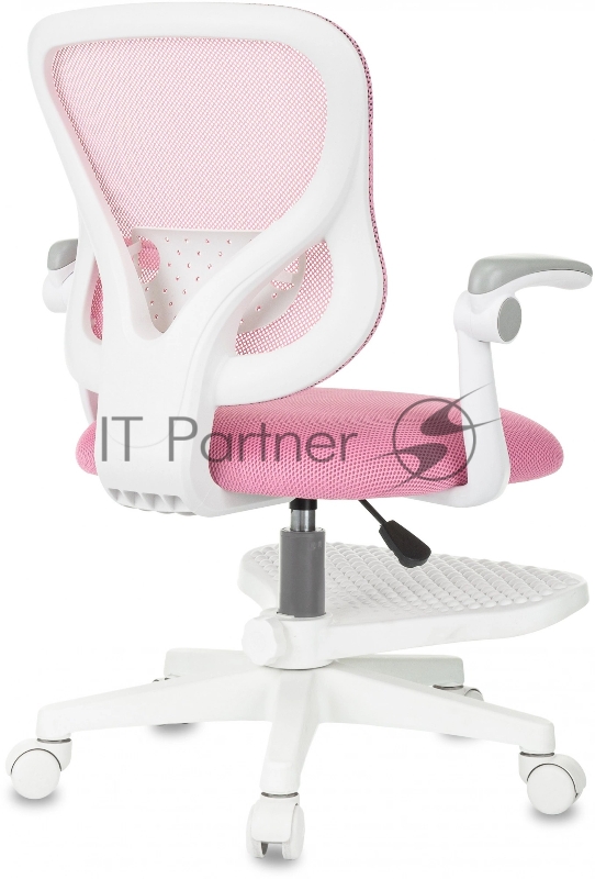 Кресло детское Бюрократ BUROKIDS 3 розовый Velvet 36 крестов. пластик