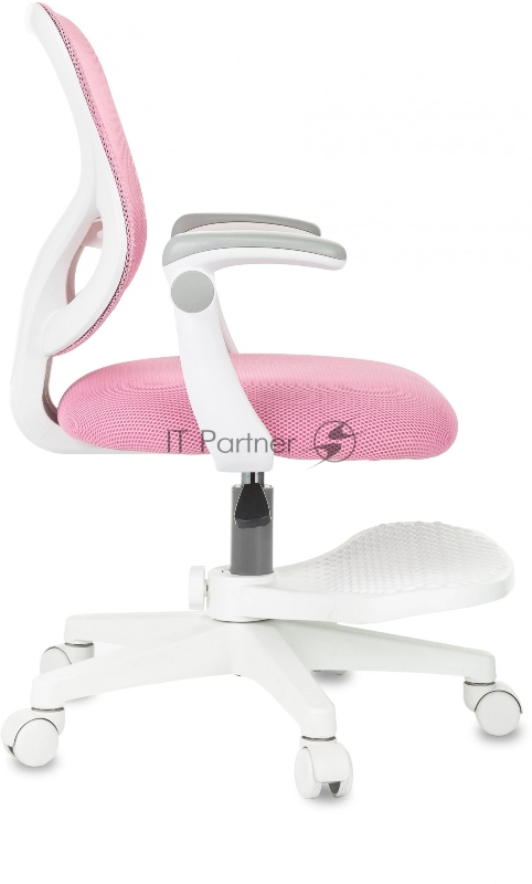 Кресло детское Бюрократ BUROKIDS 3 розовый Velvet 36 крестов. пластик