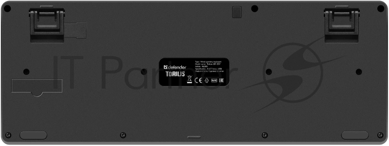 Игровая клавиатура проводная Defender Torius GK-207 RU,черн,87кн+FN,радуж,1.5м