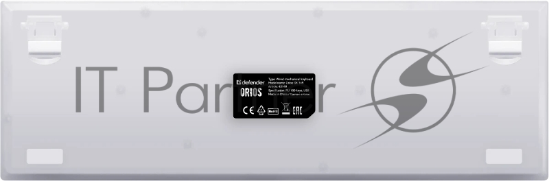 Механическая клавиатура Defender Orios GK-149 RU,прозрач,100кн+FN,радуж,1.5м