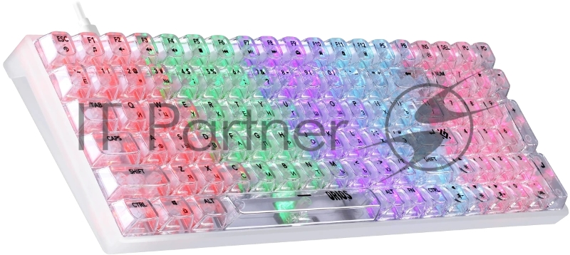 Механическая клавиатура Defender Orios GK-149 RU,прозрач,100кн+FN,радуж,1.5м
