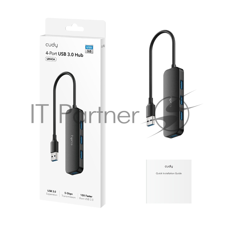 Адаптер 4-Port USB-A 3.0 Hub