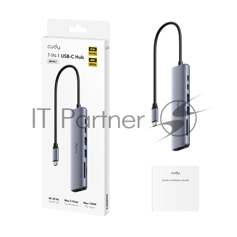 Адаптер 7-IN-1 USB C Hub with 4K HDMI