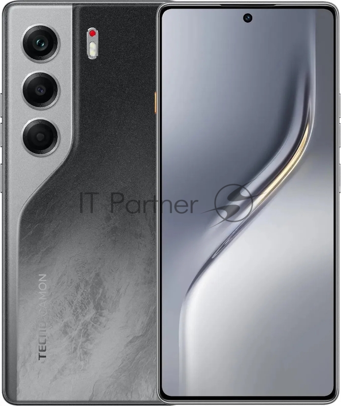 Смартфон Tecno Camon 40 256Gb 8Gb черный моноблок 3G 4G 6.78 Android 14 50Mpix 802.11 a/b/g/n/ac NFC GPS GSM900/1800 GSM1900 Protect