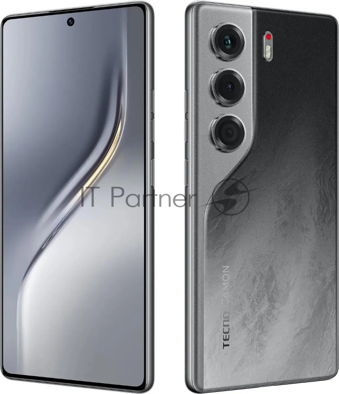 Смартфон Tecno Camon 40 256Gb 8Gb черный моноблок 3G 4G 6.78 Android 14 50Mpix 802.11 a/b/g/n/ac NFC GPS GSM900/1800 GSM1900 Protect