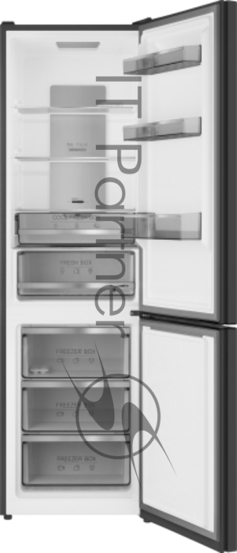 Холодильник Weissgauff WRK 2000 Total NoFrost Inverter Rock Glass