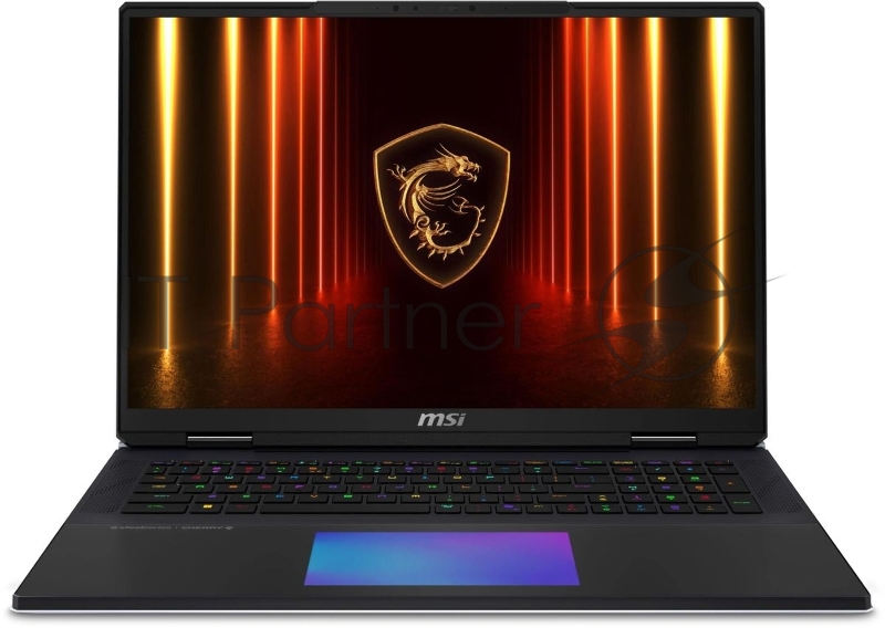 Ноутбук MSI Titan 18 HX AI A2XWJG-206RU черный Core Ultra 9 285HX 64Gb SSD4Tb NVIDIA GeForce RTX 5090 для ноутбуков 24Gb 18 IPS UHD+ (3840x2400) Windows 11 Home WiFi BT Cam (9S7-182421-206)