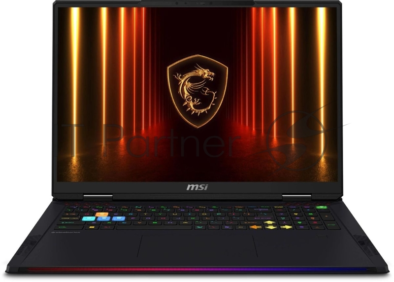 Ноутбук MSI Raider HX AI A2XWIG-204RU черный Core Ultra 9 285HX 64Gb SSD4Tb NVIDIA GeForce RTX5080 16Gb 18 IPS UHD+ (3840x2400) Windows 11 Home WiFi BT Cam (9S7-182462-204)