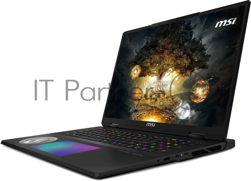 Ноутбук MSI Titan Dragon Edition 18 HX AI A2XWJG-205RU черный Core Ultra 9 285HX 64Gb SSD4Tb NVIDIA GeForce RTX 5090 для ноутбуков 24Gb 18 IPS UHD+ (3840x2400) Windows 11 Home WiFi BT Cam (9S7-1824A5-205)