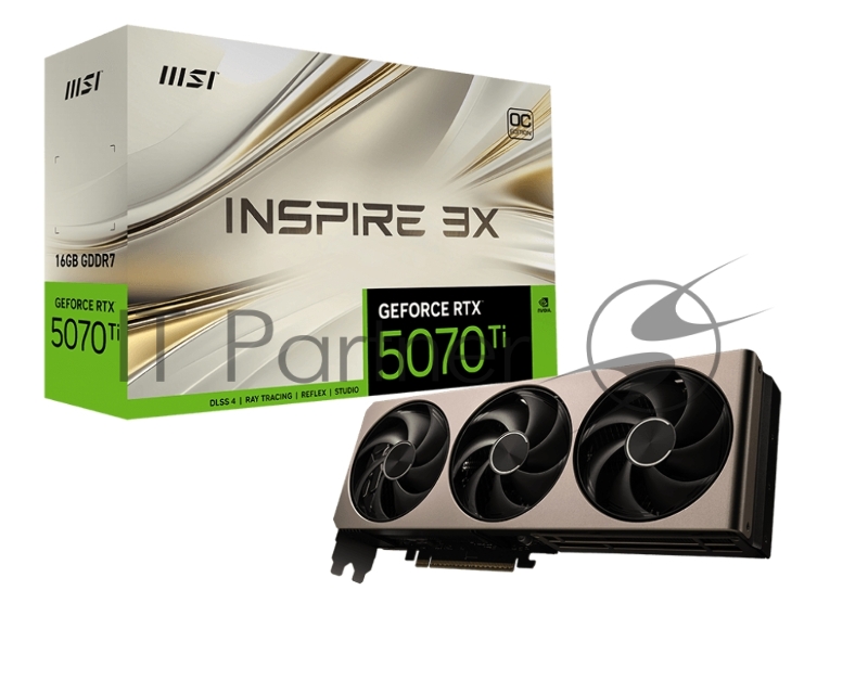 Видеокарта MSI GeForce RTX 5070 Ti 16G INSPIRE 3X OC