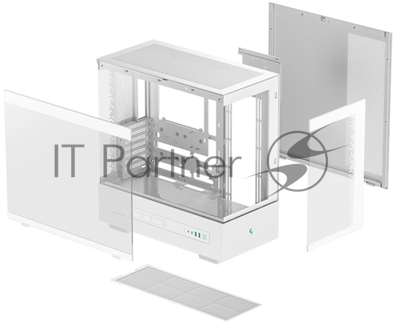 Корпус DeepCool CH690 Digital WH без БП (R-CH690-WHNNA0D-G-1)