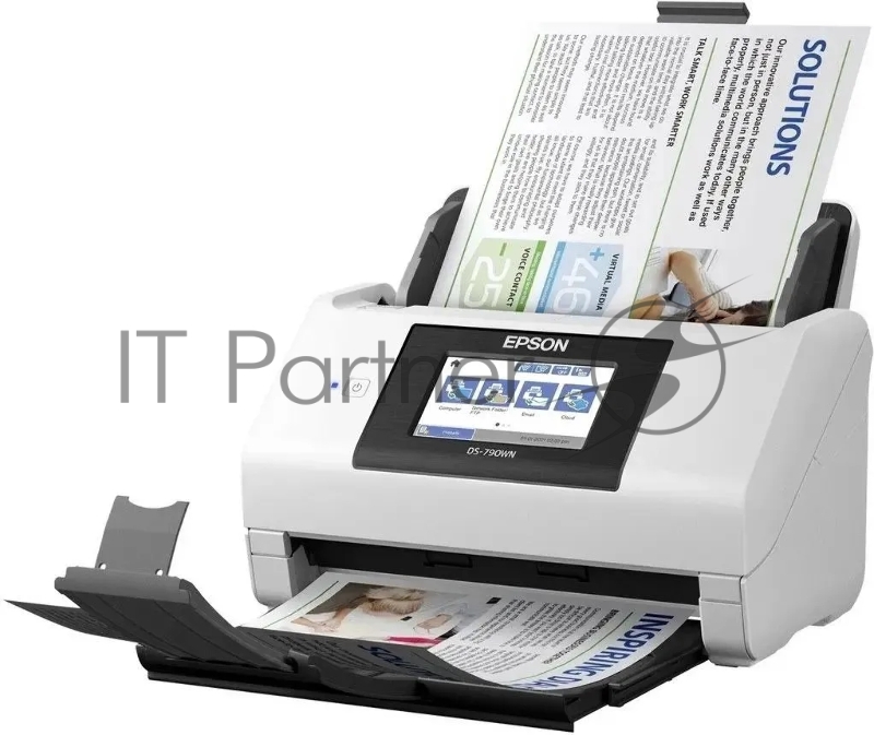 Сканер протяжный Epson WorkForce DS-790WN (B11B265401) A4 белый
