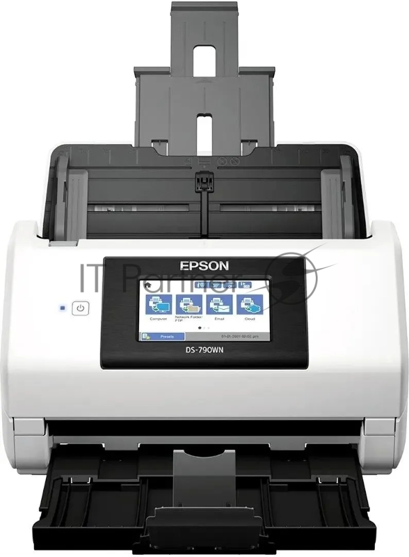 Сканер протяжный Epson WorkForce DS-790WN (B11B265401) A4 белый
