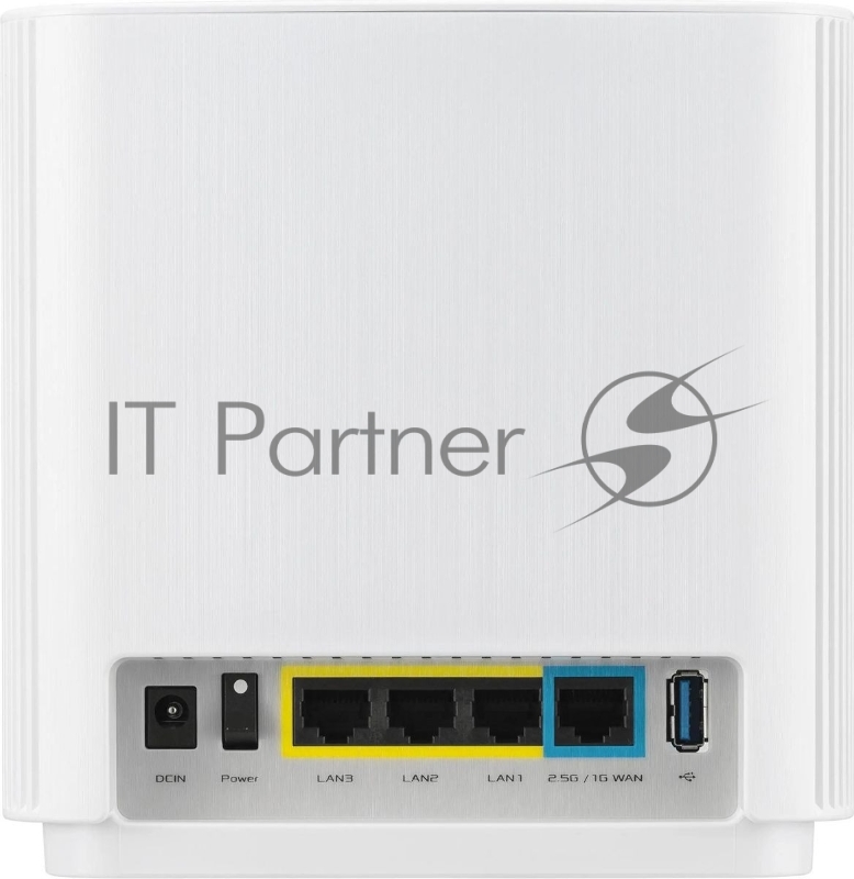 Бесшовный Mesh роутер Asus ZenWiFi XT9 (W-2-PK) AX7800 2.5GE/USB3.0 белый (упак.:2шт)