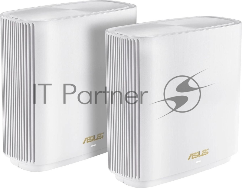 Бесшовный Mesh роутер Asus ZenWiFi XT9 (W-2-PK) AX7800 2.5GE/USB3.0 белый (упак.:2шт)