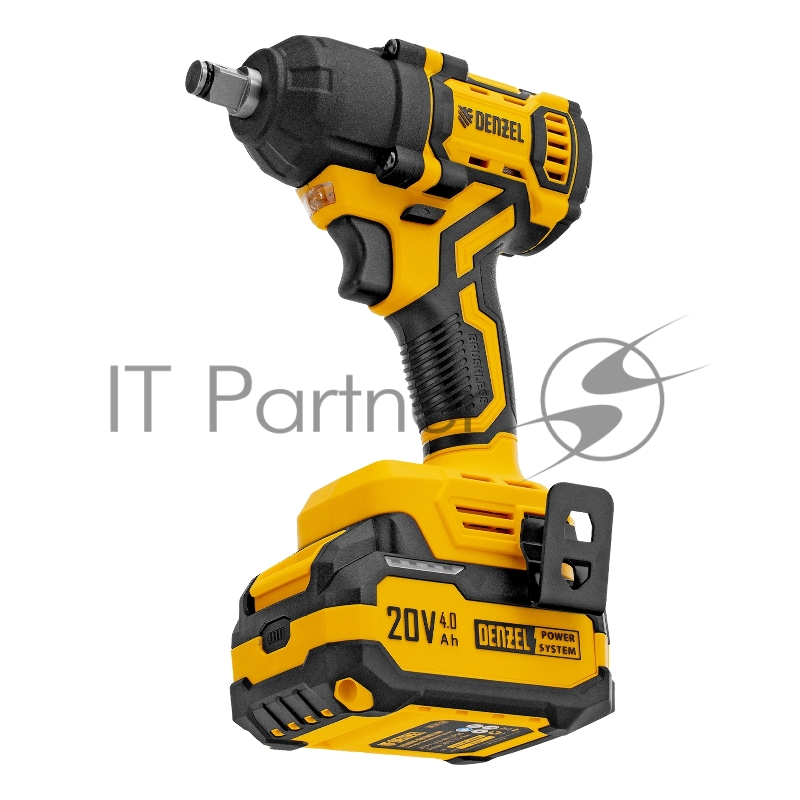 Гайковерт ударный аккумуляторный бесщет. CIWH-BL-20-500, Li-Ion, 20 В// Denzel