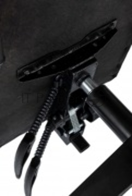 Кресло игровое Zombie 3 черный Neo Black крестов. пластик подст.для ног