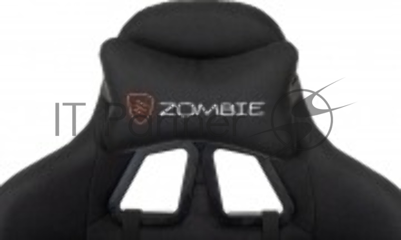 Кресло игровое Zombie 3 черный Neo Black крестов. пластик подст.для ног