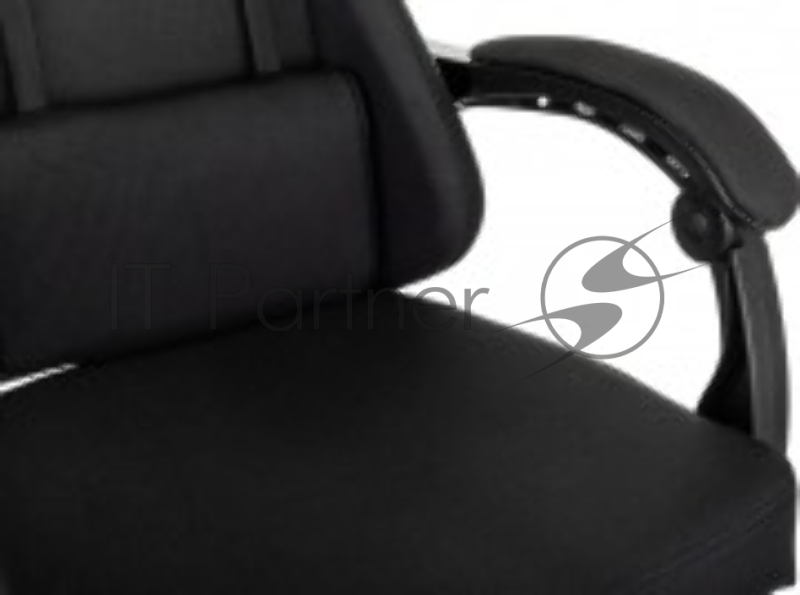 Кресло игровое Zombie 3 черный Neo Black крестов. пластик подст.для ног