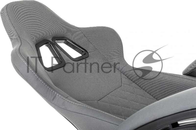 Кресло игровое Zombie 2 серый/черный крестов. пластик