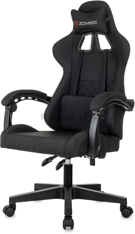 Кресло игровое Zombie 2 черный Neo Black крестов. пластик