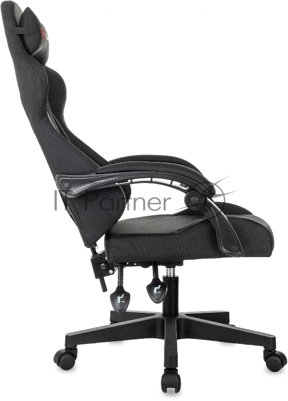 Кресло игровое Zombie 2 черный Neo Black крестов. пластик