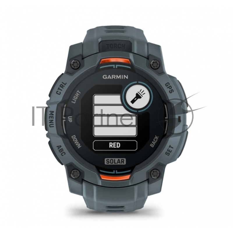 Смарт-часы Garmin Instinct 3 Solar серый, серый ремешок 45мм