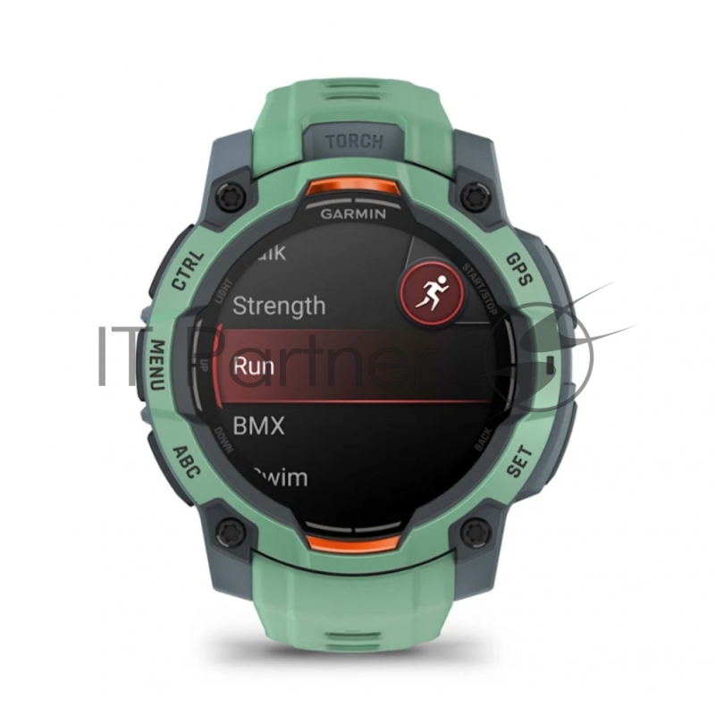 Смарт-часы Garmin Instinct 3 AMOLED нео тропик, ремешок нео тропик 45мм