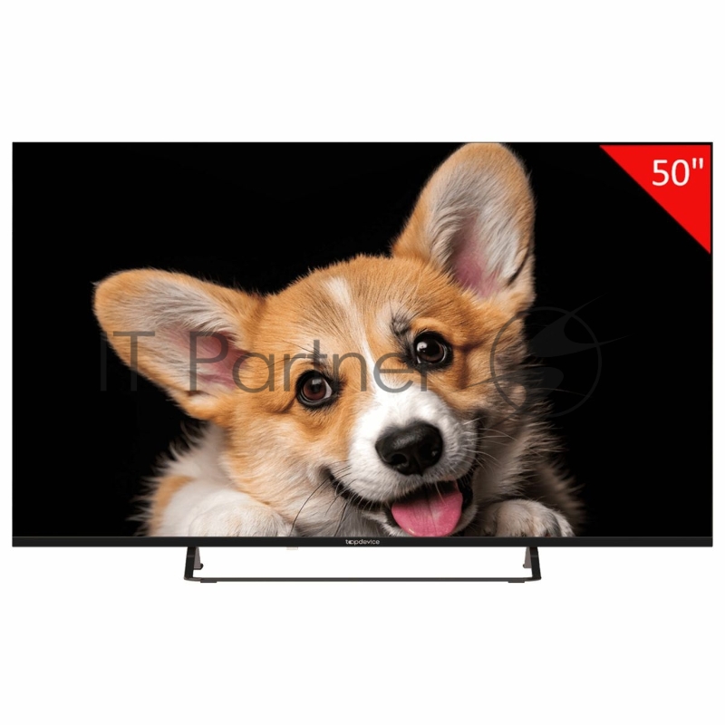 Телевизор TopDevice TDTV50CS03U_BK 50/UHD/VA/Smart YaOS/1,5-16Gb/BT/черный