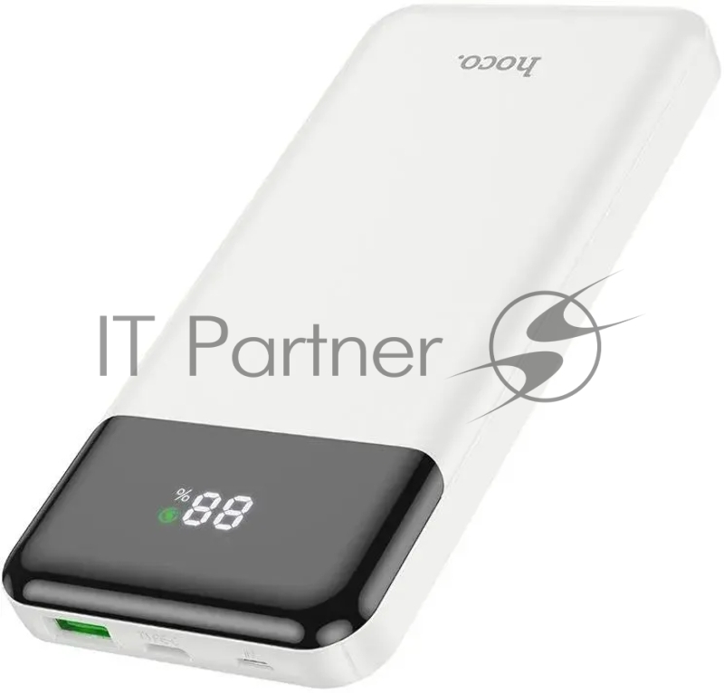Мобильный аккумулятор Hoco J102 Cool figure 10000mAh QC3.0/PD3.0 20W 3A USB-A/USB-C белый (J102 COOL FIGURE WHITE)
