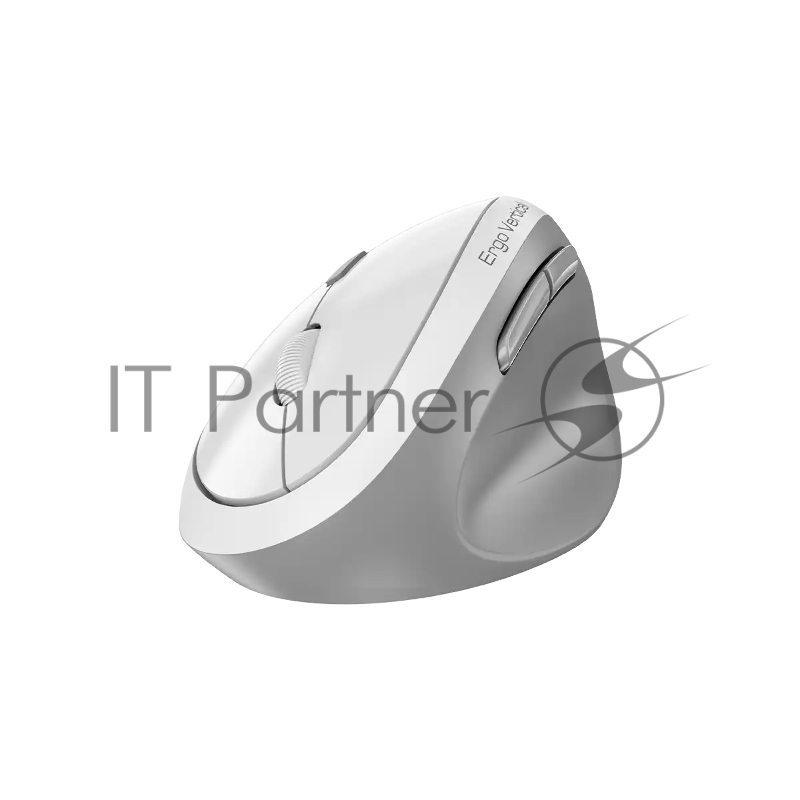 Мышь беспроводная Genius Genius Ergo 8350S /Вертикальная/бесшумная/1200-1 dpi/BlueEye/6 кнопок/USB-приемник/Bluetooth+ ГГц/батарея AA/бело-серый (31030041401)