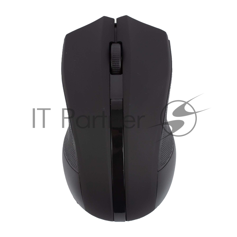 Мышь беспроводная HIPER HOMW-071 /1000 dpi/оптический/3 кнопки/Soft-touch покрытие/USB-приемник/2,4 ГГц/батарея 2хААА/черный (HOMW-071)