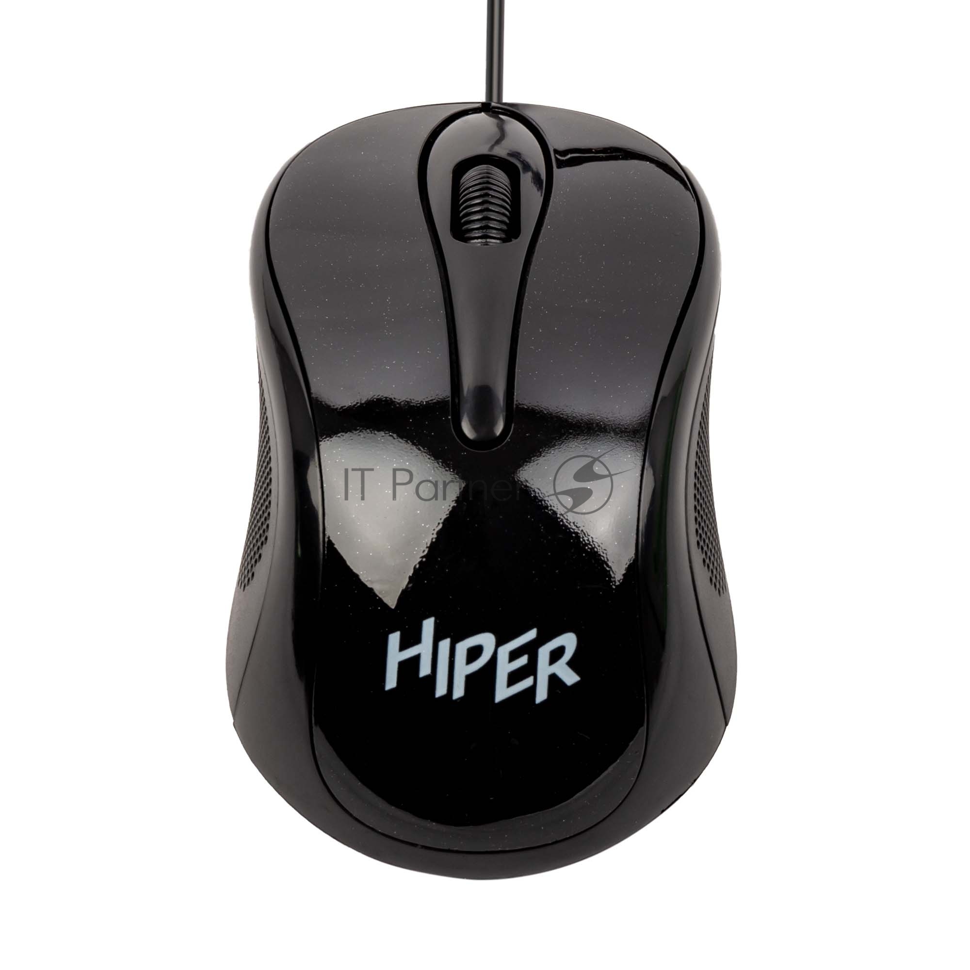 Мышь проводная HIPER HOM-031 /1000 dpi/оптический/3 кнопки/USB/кабель 1.5м/черный (HOM-031)