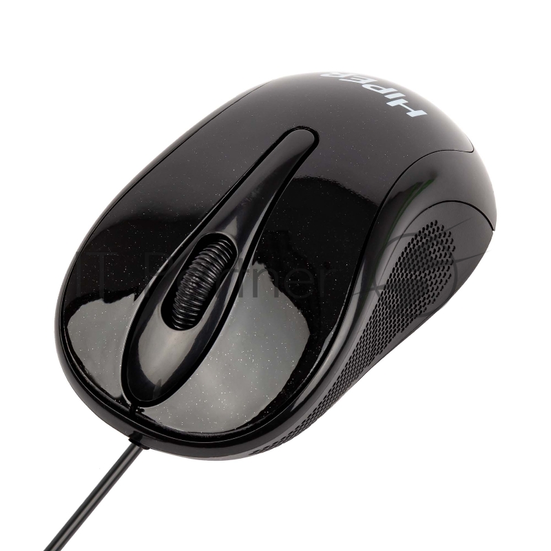 Мышь проводная HIPER HOM-031 /1000 dpi/оптический/3 кнопки/USB/кабель 1.5м/черный (HOM-031)