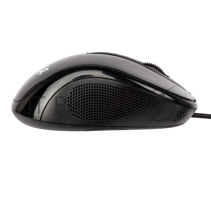 Мышь проводная HIPER HOM-031 /1000 dpi/оптический/3 кнопки/USB/кабель 1.5м/черный (HOM-031)