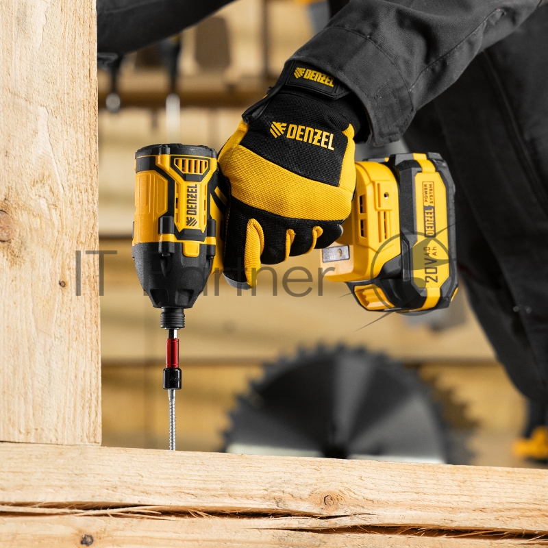 Винтоверт ударный аккумуляторный бесщет. CIDH-BL-20-270, Li-Ion, 20 В// Denzel